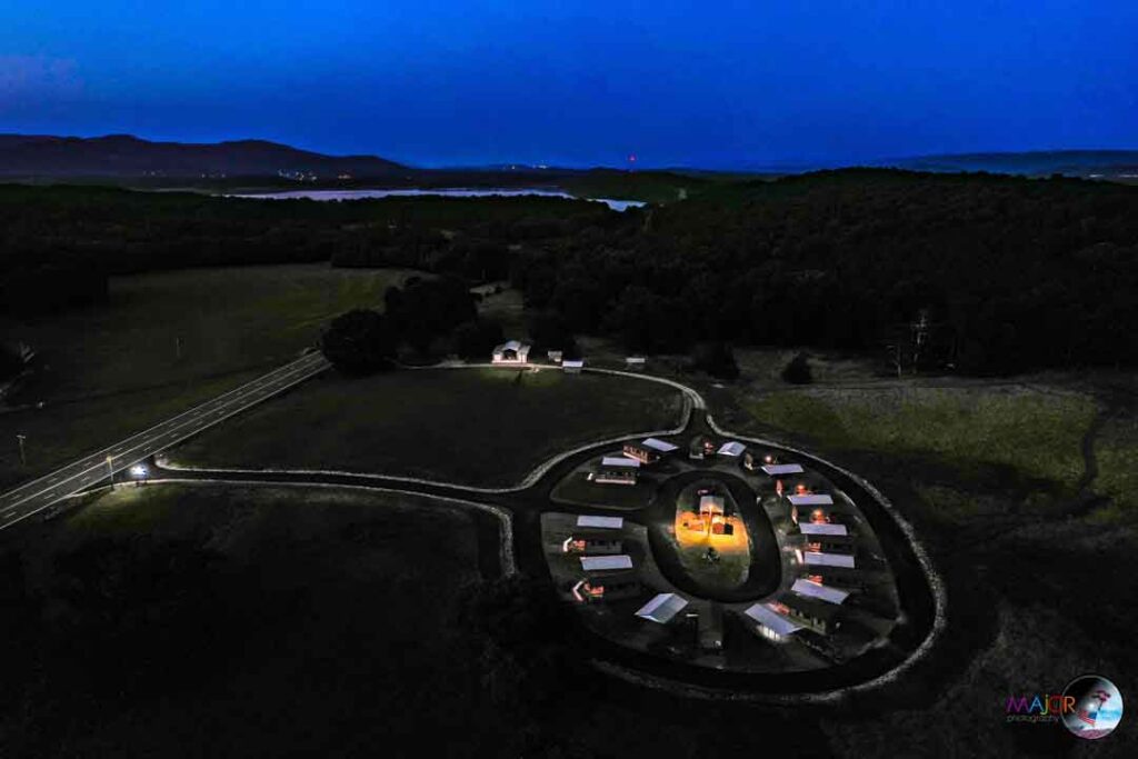 Highway 79 Entrance to Mink Creek Village